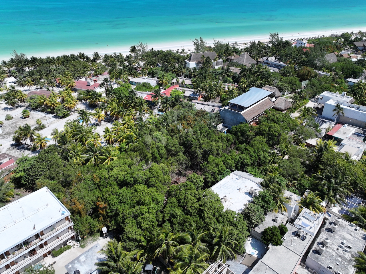 Holbox vs Tulum real estate investment aerial view